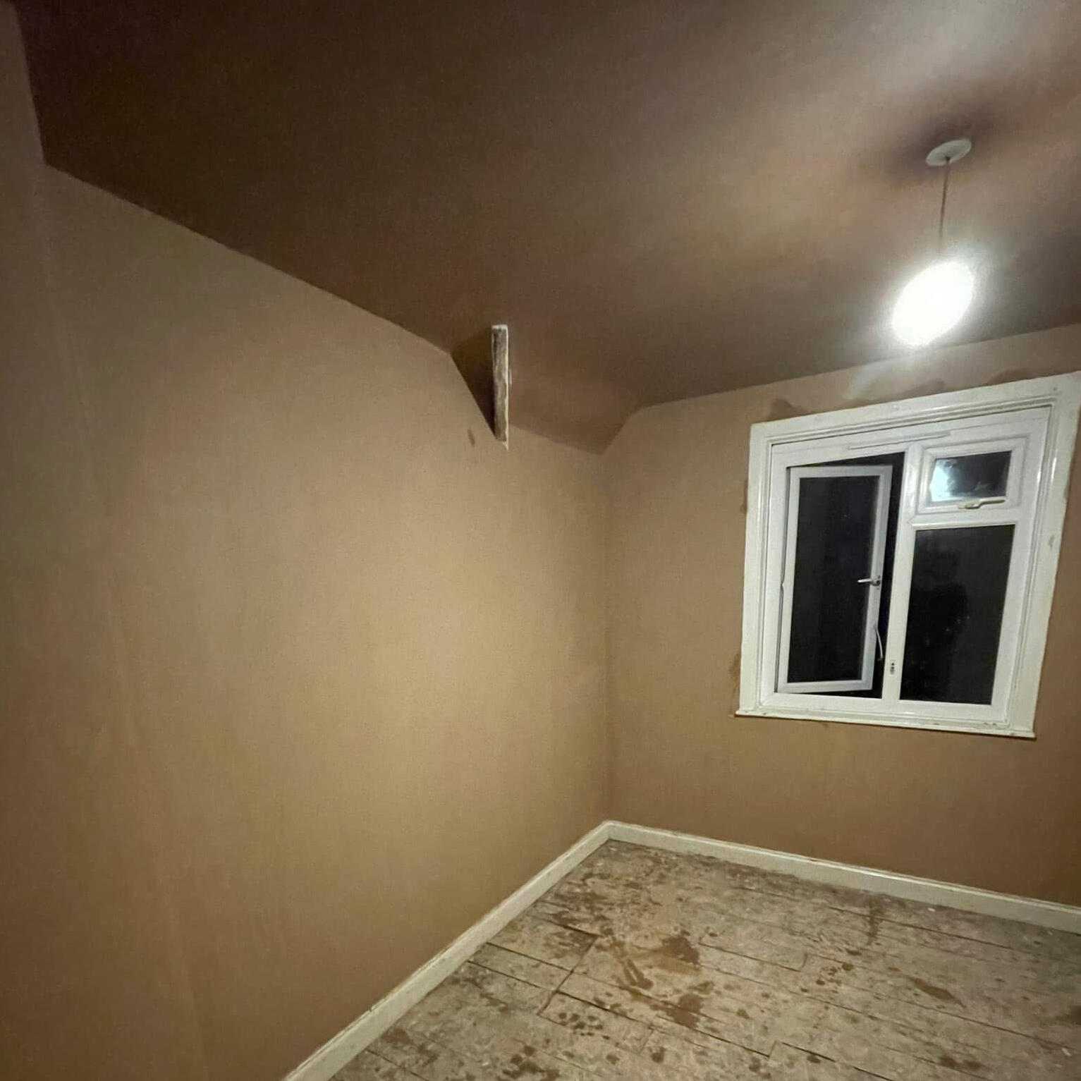 Recent job, displays a room we plastered in Bristol
